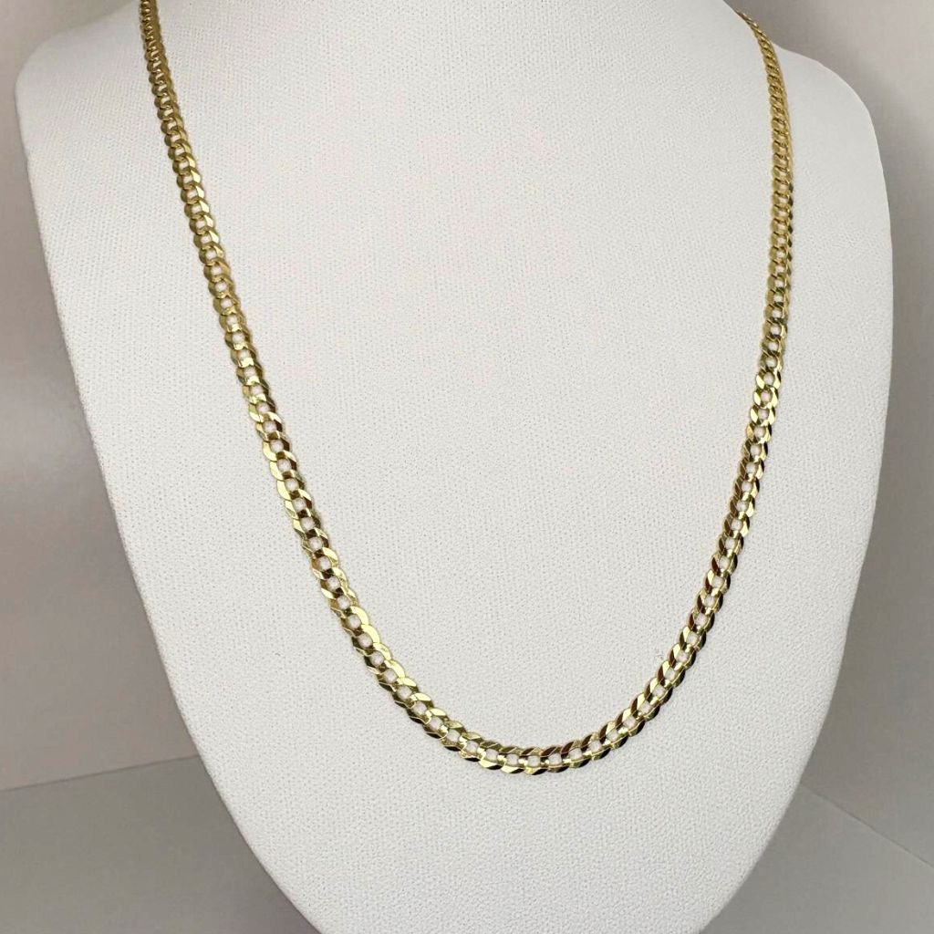 Cadena de Oro Cubana Italia 10K - Imagen 3