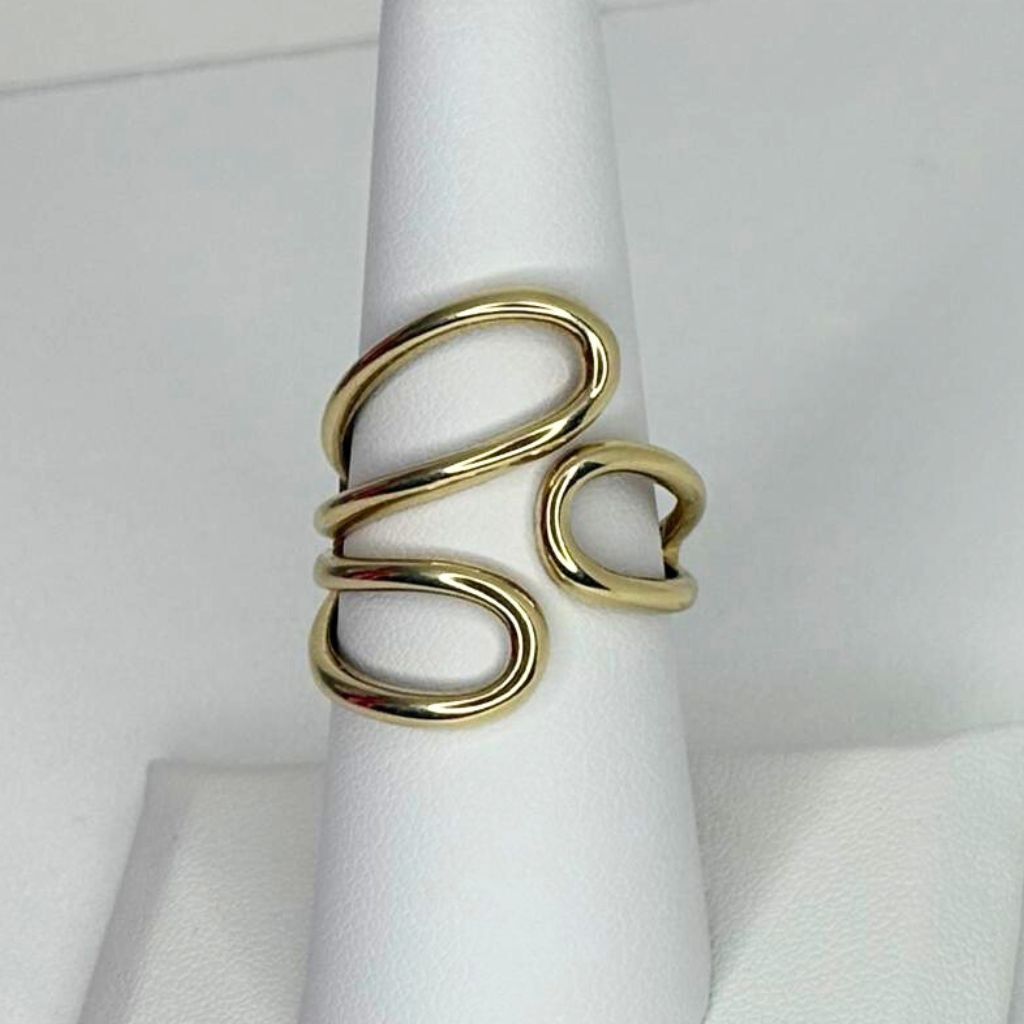 Anillo de Oro 10K Enredadera