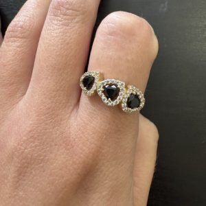 anillo talla 8 en oro 10kt