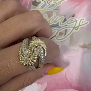 anillo talla 9 y medio 10kt