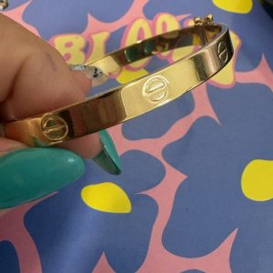 pulsera 10kt talla 7