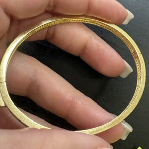 bangle riguido 10kt size 16